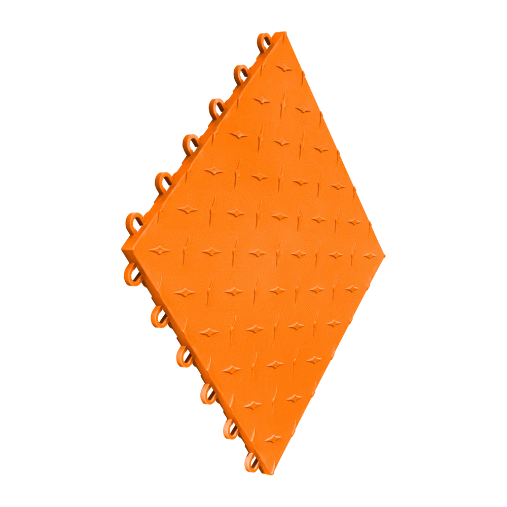 Swisstrax Diamondtrax Home 1ft Tropical Orange Garage Floor