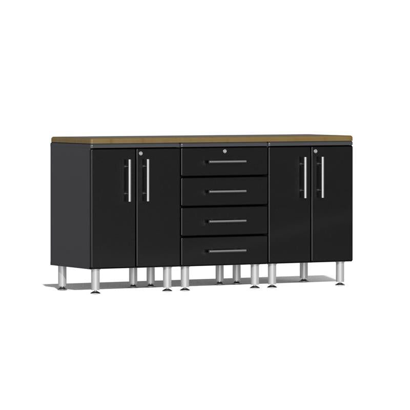 Ulti-MATE Garage 2.0 Series 4-Piece Workstation Kit - Black