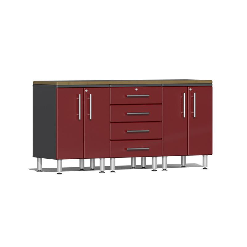 Ulti-MATE Garage 2.0 Series 4-Piece Workstation Kit - Red