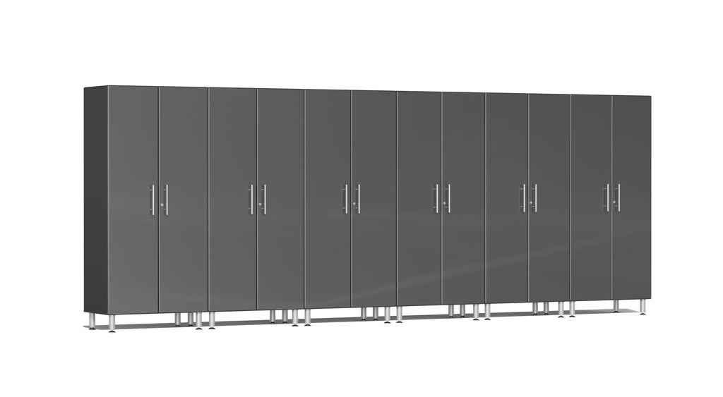 Ulti-MATE Garage 2.0 Series 6-Pc Tall Cabinet Kit - UG22660G (Receive a FREE   GearTrack with 6-Hooks - GAGP42GBEY Chair)