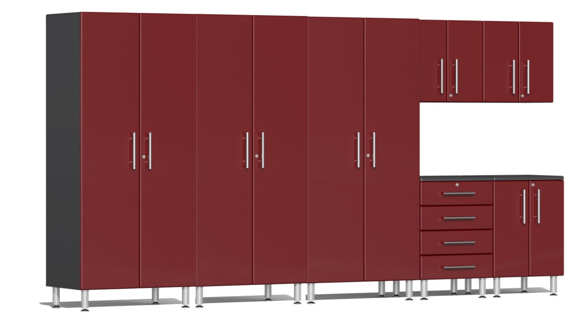 Ulti-MATE Garage 2.0 Series 7-Piece Kit - Red - UG25072R