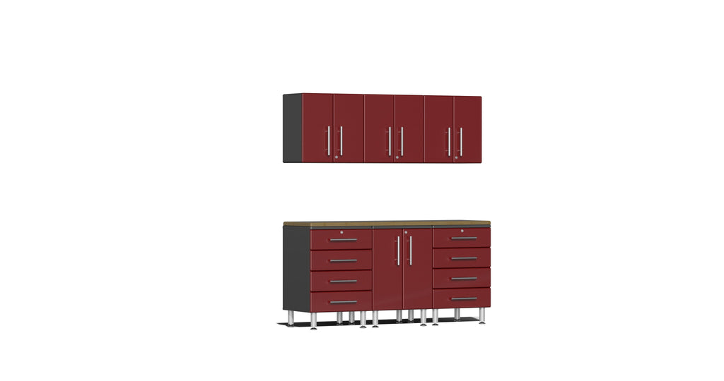 Ulti-MATE Garage 2.0 Series 7-Piece Kit with Bamboo Worktop