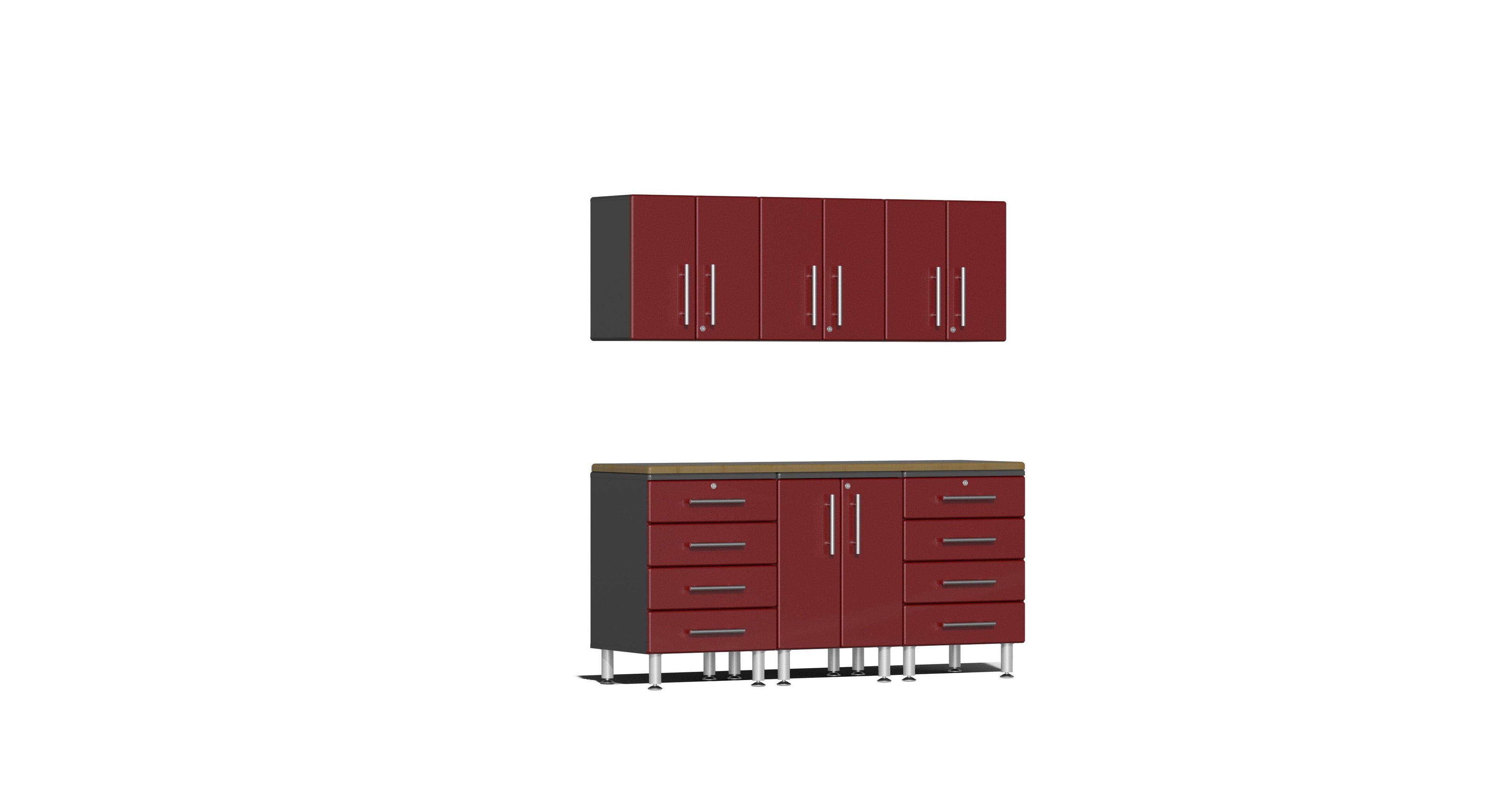 Ulti-MATE Garage 2.0 Series 7-Piece Kit with Bamboo Worktop