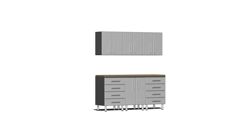 Ulti-MATE Garage 2.0 Series 7-Piece Kit with Bamboo Worktop