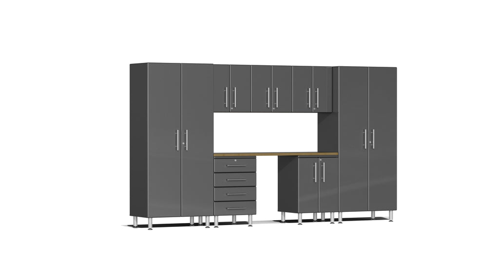 Ulti-MATE Garage 2.0 Series 8-Piece Kit with Bamboo Worktop
