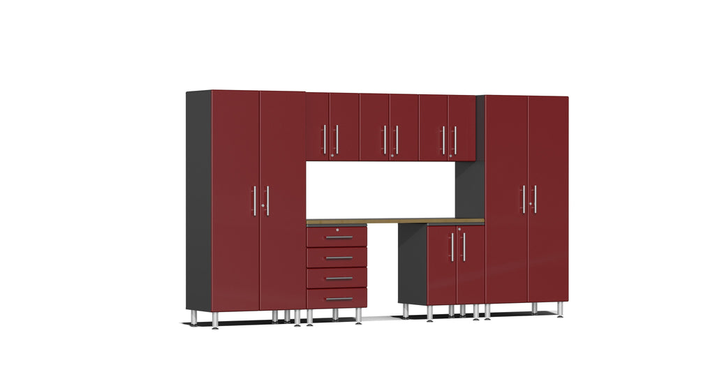 Ulti-MATE Garage 2.0 Series 8-Piece Kit with Bamboo Worktop