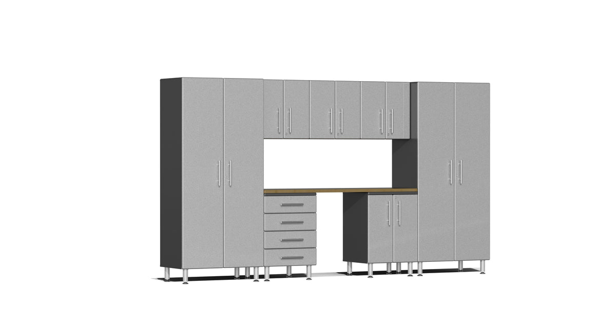 Ulti-MATE Garage 2.0 Series 8-Piece Kit with Bamboo Worktop