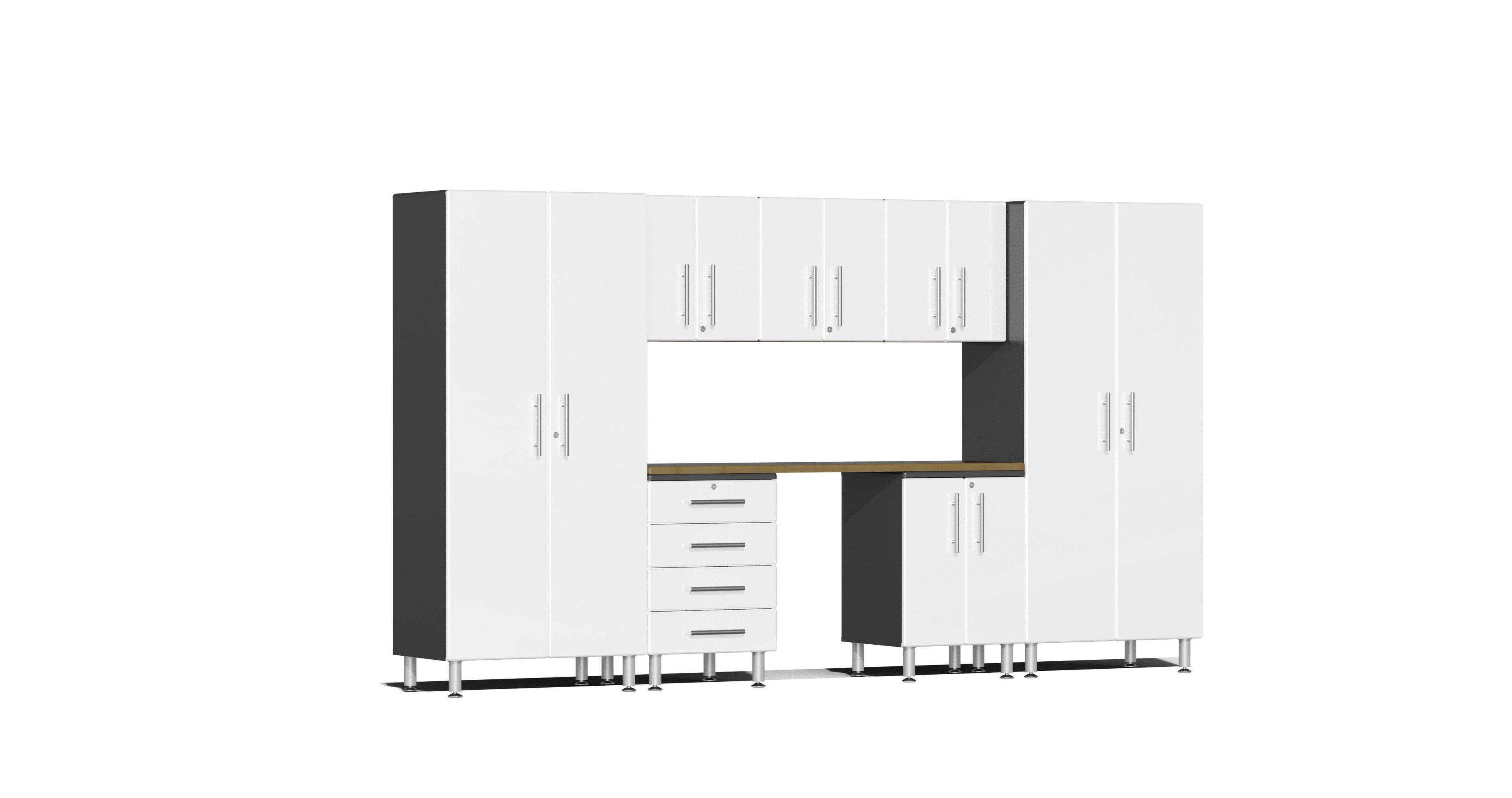 Ulti-MATE Garage 2.0 Series 8-Piece Kit with Bamboo Worktop