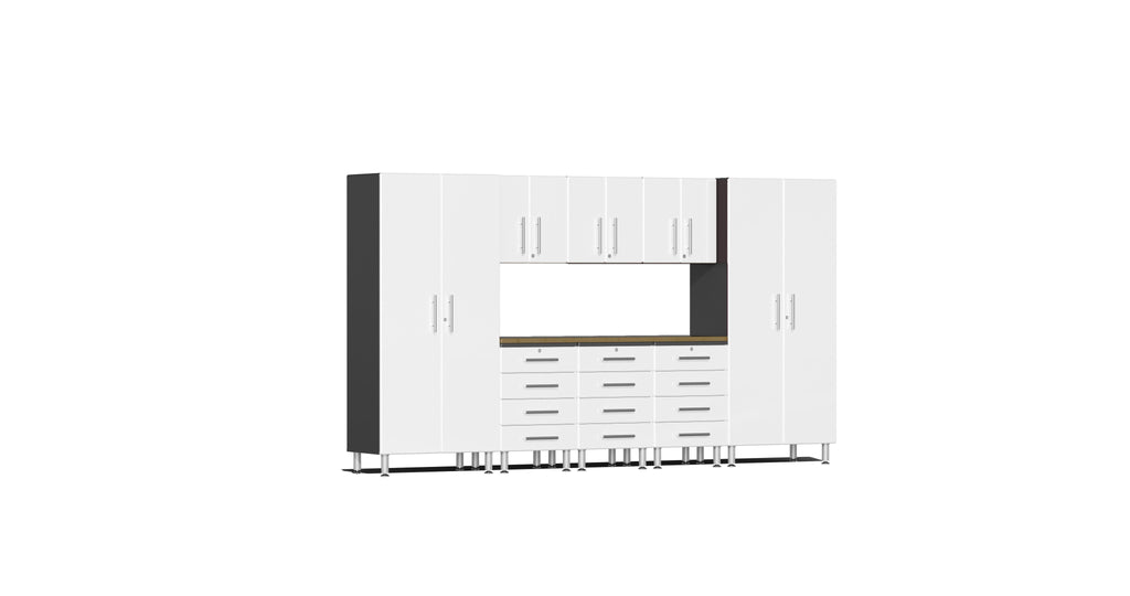 Ulti-MATE Garage 2.0 Series 9-Piece Kit with Bamboo Worktop