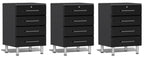 Ulti-MATE Garage 2.0 Series Black 3-Piece Drawer Base