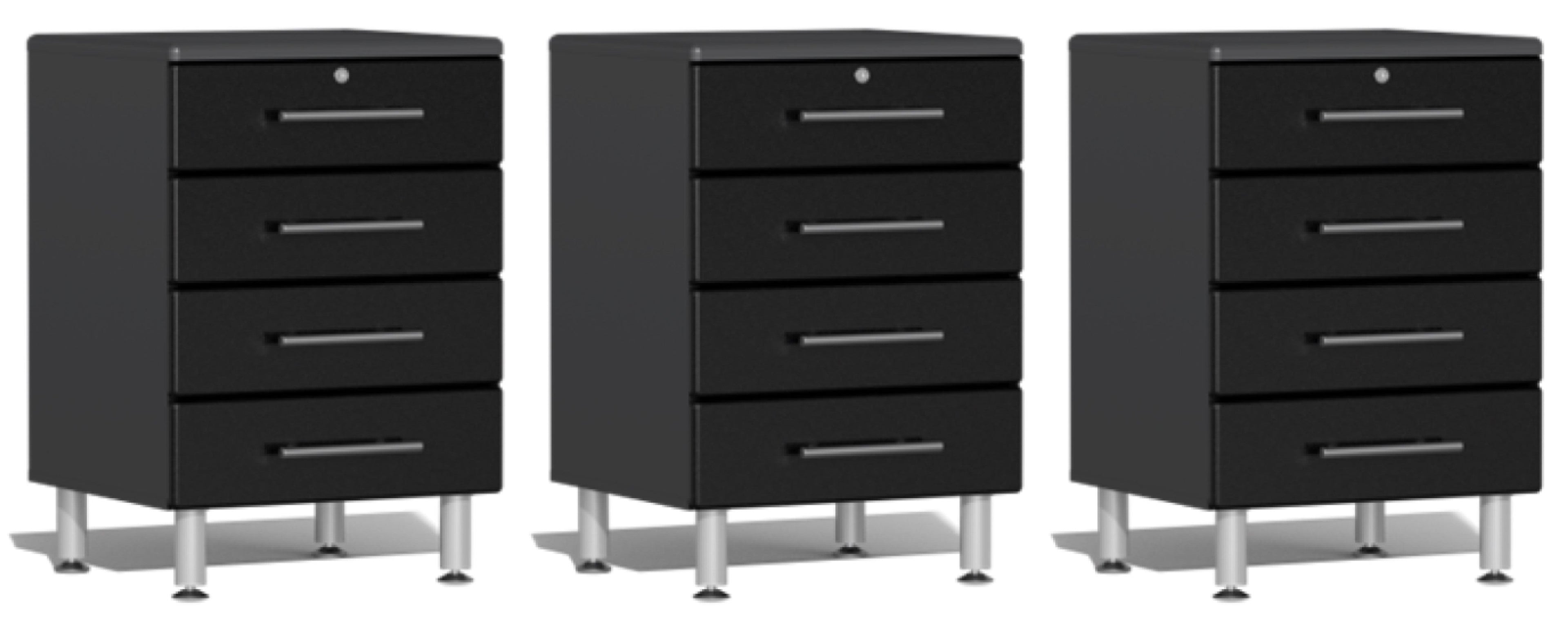 Ulti-MATE Garage 2.0 Series Black 3-Piece Drawer Base