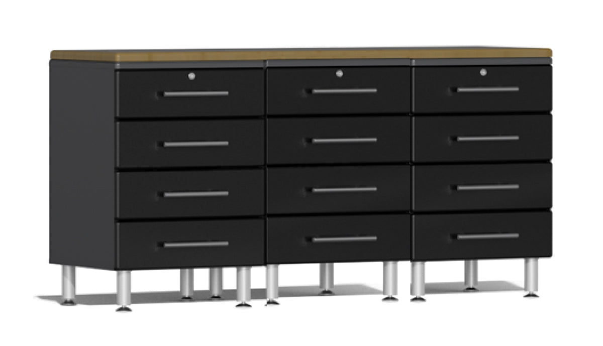 Ulti-MATE Garage 2.0 Series Black 4-Piece Workstation Kit