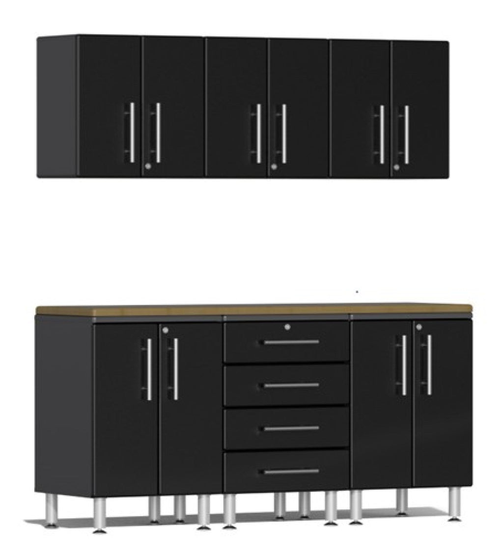 Ulti-MATE Garage 2.0 Series Black 7-Piece Workstation Set
