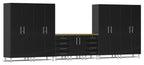 Ulti-MATE Garage 2.0 Series Black 8-Piece Kit with Bamboo