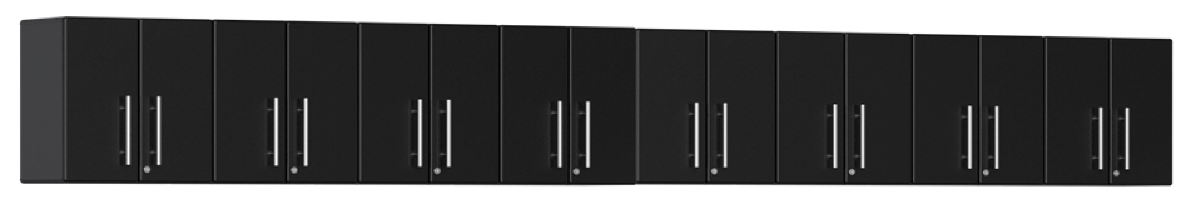 Ulti-MATE Garage 2.0 Series Black 8-Piece Wall Cabinet Set