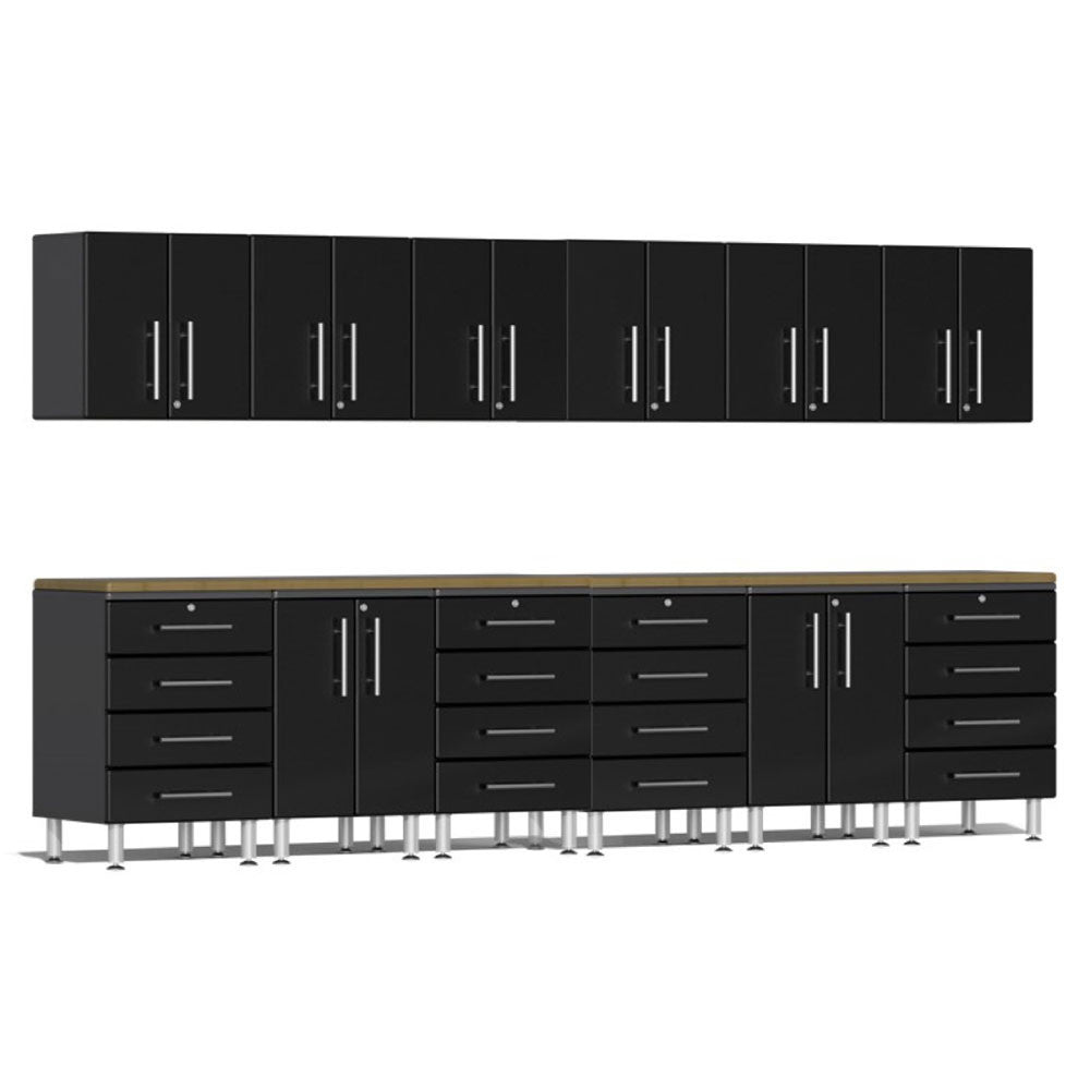 Ulti-MATE Garage 2.0 Series Black Metallic 14-Piece Set