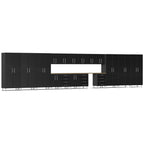 ULTI-MATE Garage 2.0 Series Black Metallic 19-Piece Set