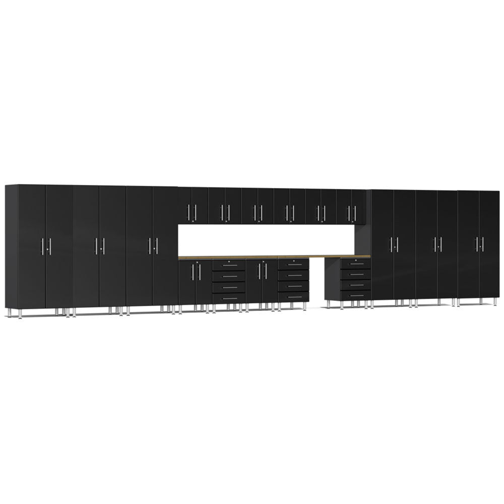 ULTI-MATE Garage 2.0 Series Black Metallic 19-Piece Set