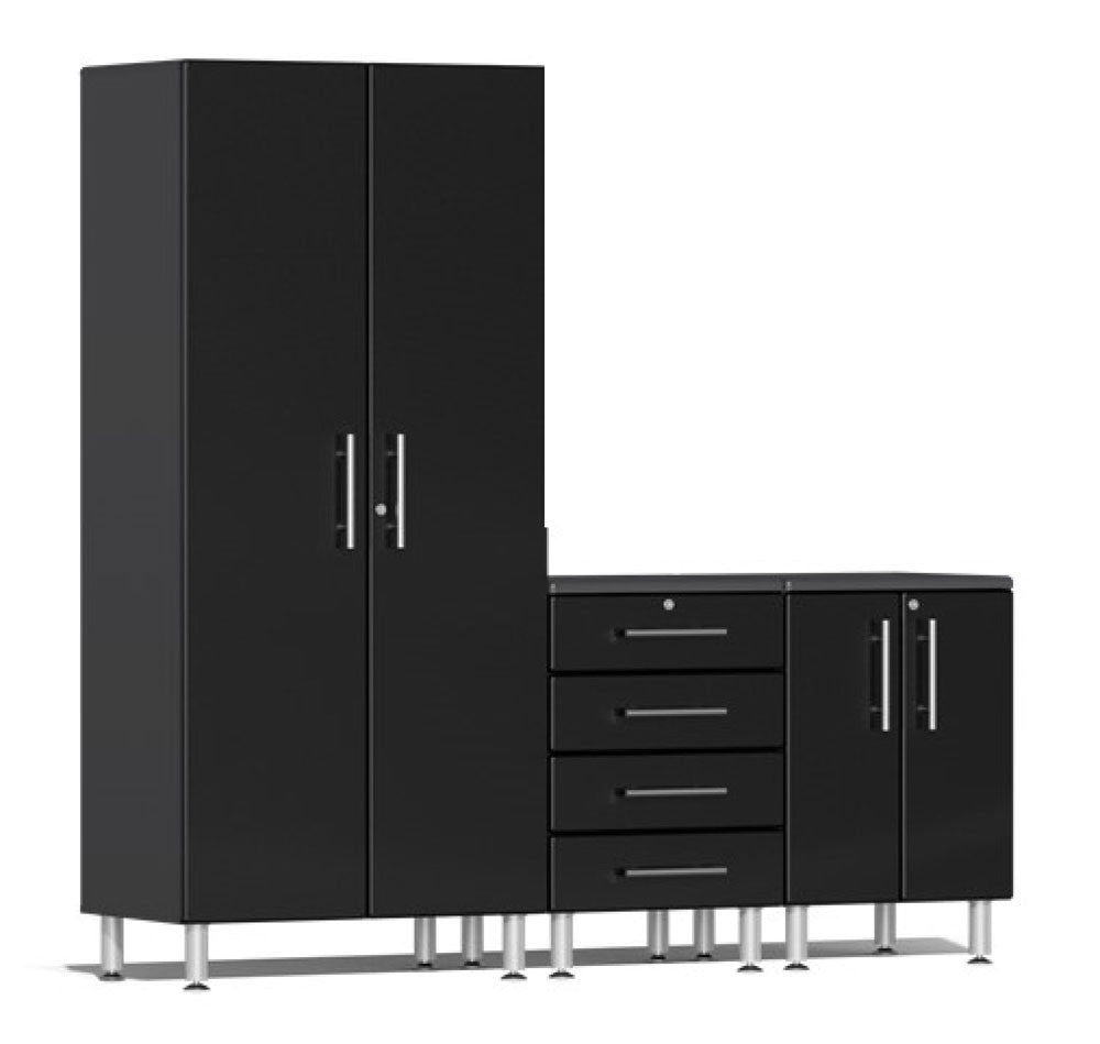 Ulti-MATE Garage 2.0 Series Black Metallic 3-Piece Set