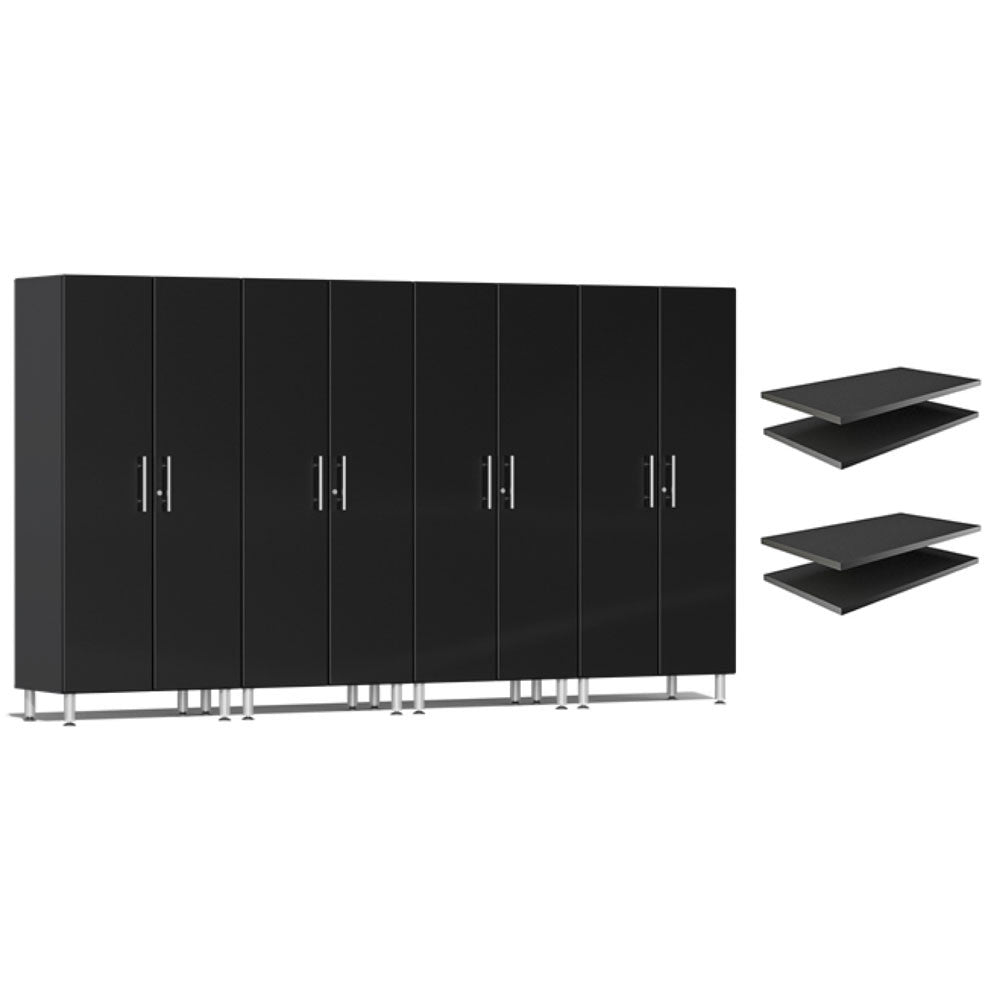 Ulti-MATE Garage 2.0 Series Black Metallic 6-Piece Cabinet