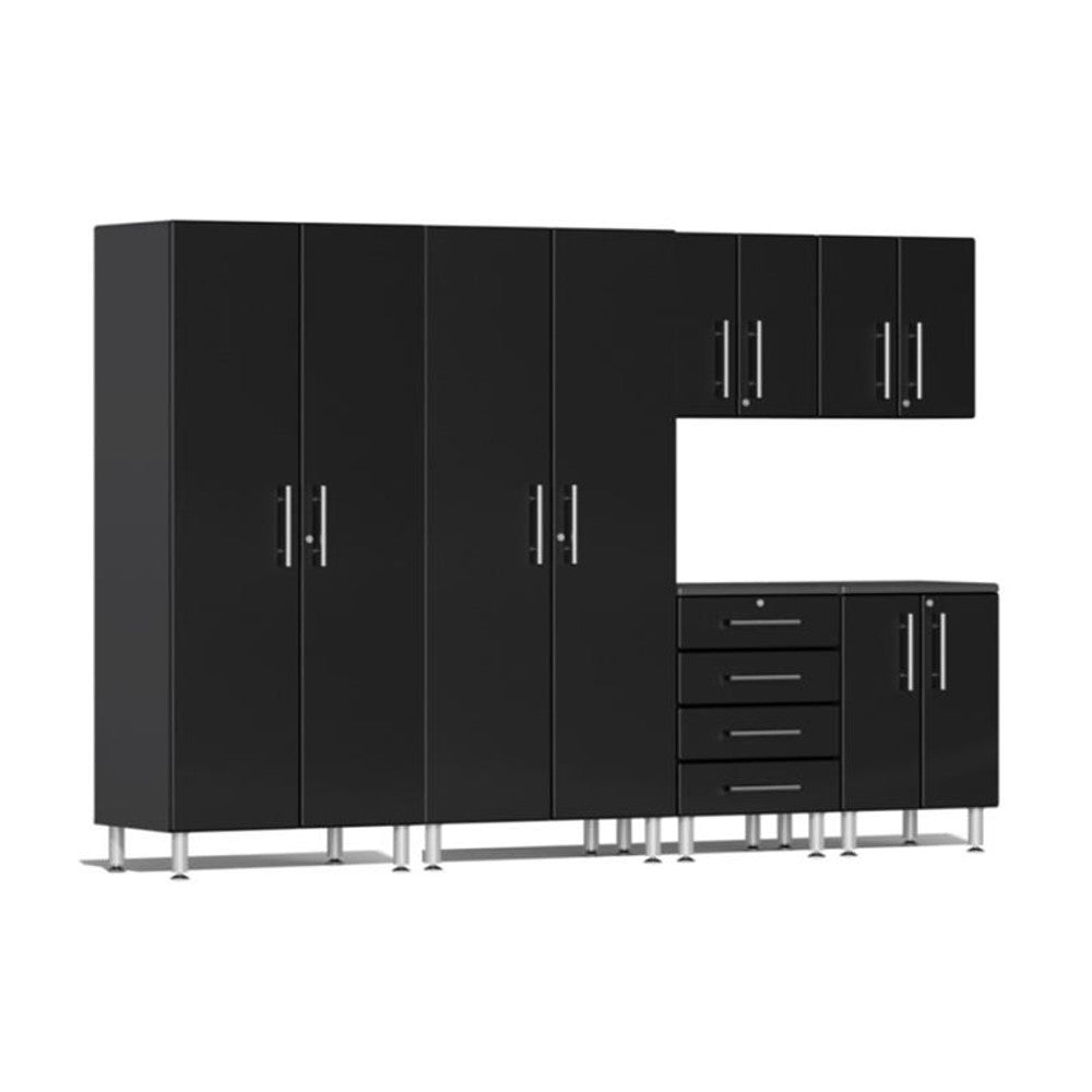Ulti-MATE Garage 2.0 Series Black Metallic 6-Piece Kit