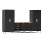 Ulti-MATE Garage 2.0 Series Black Metallic 6-Piece Kit