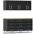 Ulti-MATE Garage 2.0 Series Black Metallic 7-Piece Kit