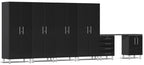 Ulti-MATE Garage 2.0 Series Black Metallic 7-Piece Set