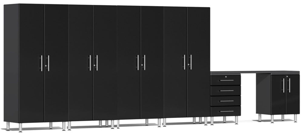 Ulti-MATE Garage 2.0 Series Black Metallic 7-Piece Set