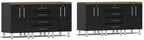 Ulti-MATE Garage 2.0 Series Black Metallic 8-Piece Dual
