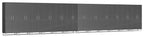 Ulti-MATE Garage 2.0 Series Gray 12-Piece Tall Cabinet Set