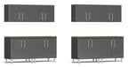 Ulti-MATE Garage 2.0 Series Grey 10-Piece Dual Workstation