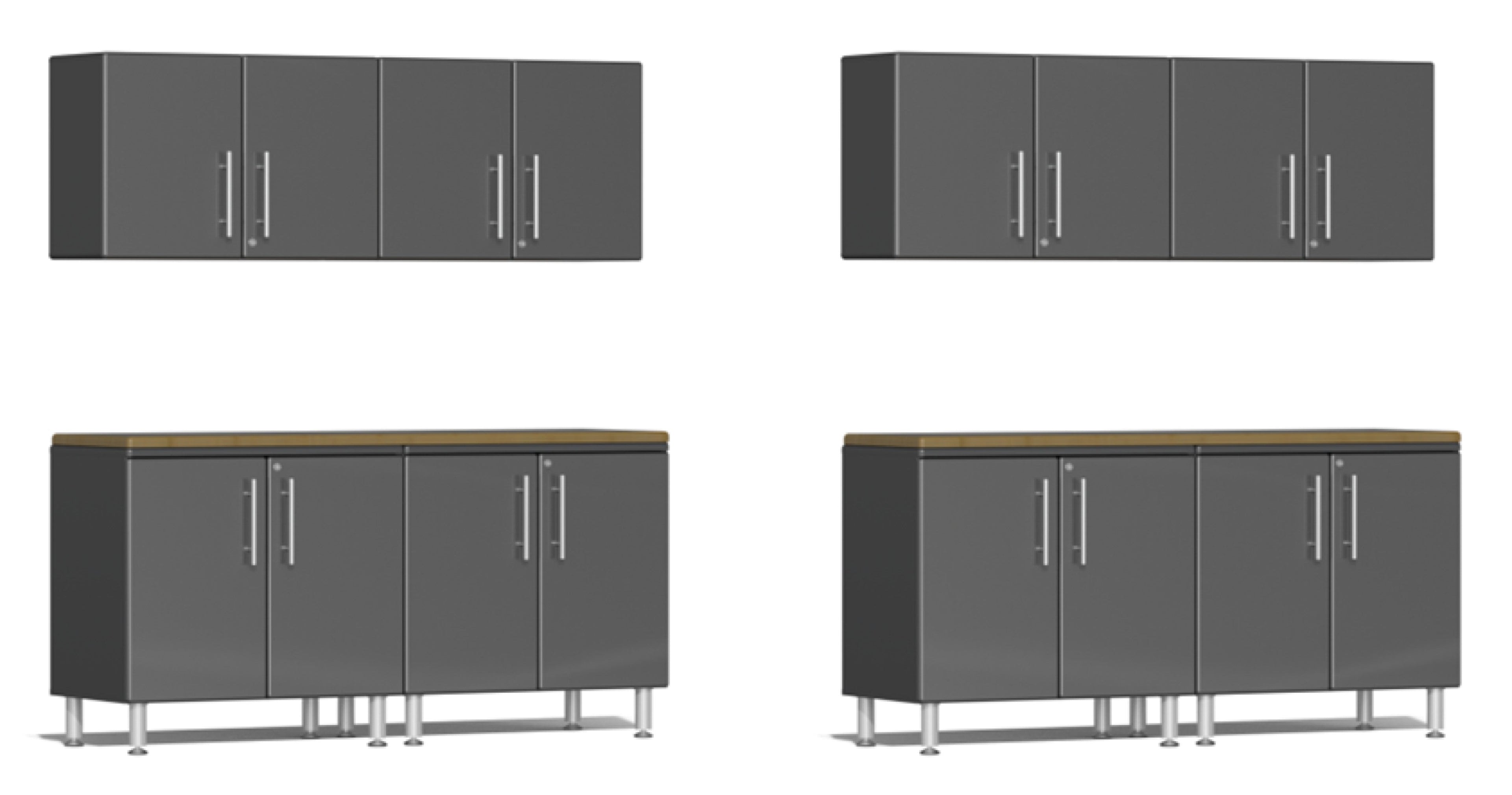 Ulti-MATE Garage 2.0 Series Grey 10-Piece Dual Workstation
