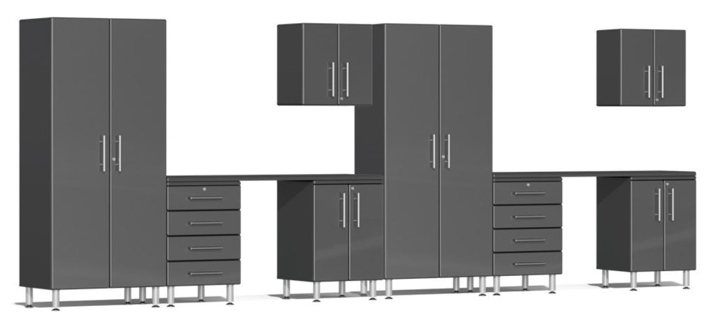 Ulti-MATE Garage 2.0 Series Grey 10-Piece Set with Dual