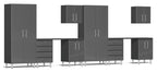 Ulti-MATE Garage 2.0 Series Grey 10-Piece Set with Dual
