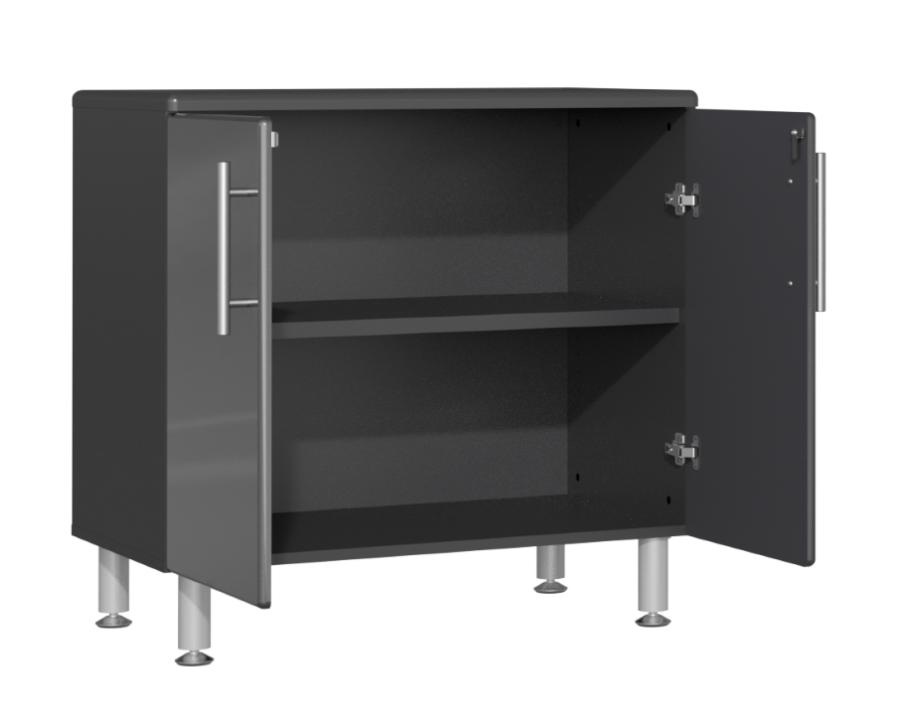 Ulti-MATE Garage 2.0 Series Grey 3-Piece Jumbo Base Cabinet