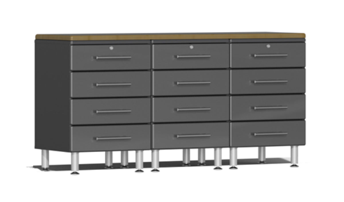 Ulti-MATE Garage 2.0 Series Grey 4-Piece Workstation Kit