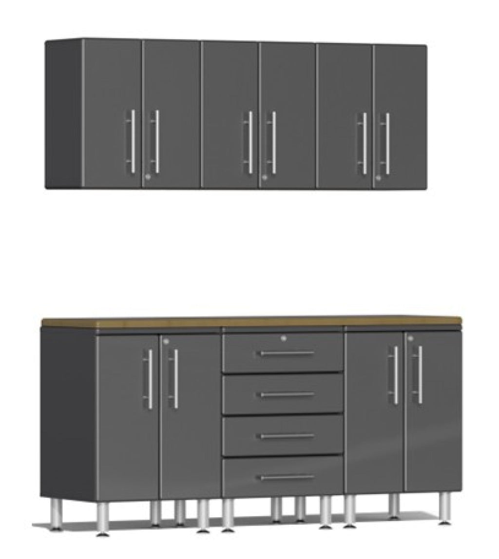 Ulti-MATE Garage 2.0 Series Grey 7-Piece Workstation Set