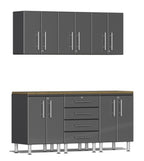 Ulti-MATE Garage 2.0 Series Grey 7-Piece Workstation Set