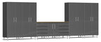 Ulti-MATE Garage 2.0 Series Grey 8-Piece Kit with Bamboo