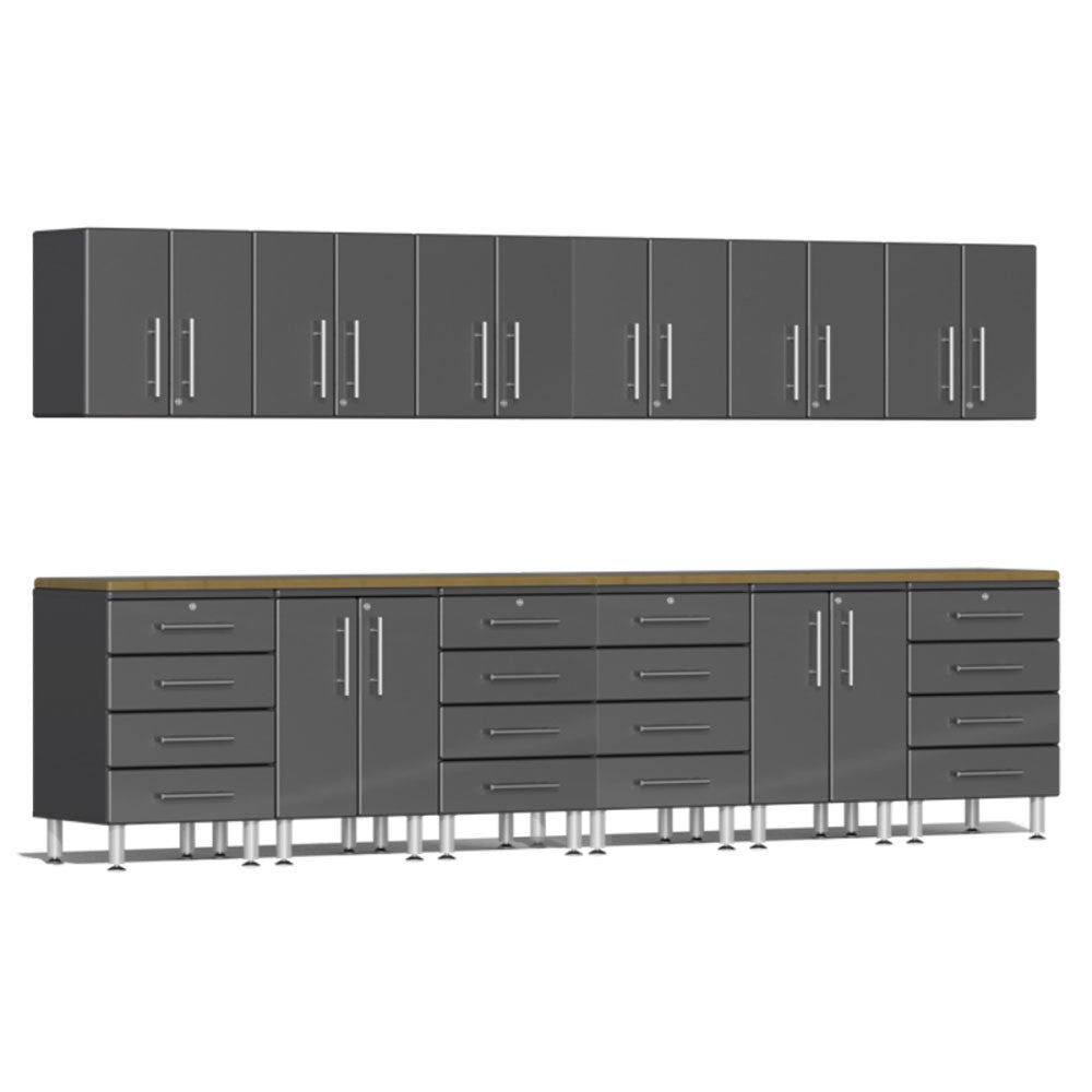 Ulti-MATE Garage 2.0 Series Grey Metallic 14-Piece Set