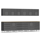Ulti-MATE Garage 2.0 Series Grey Metallic 14-Piece Set