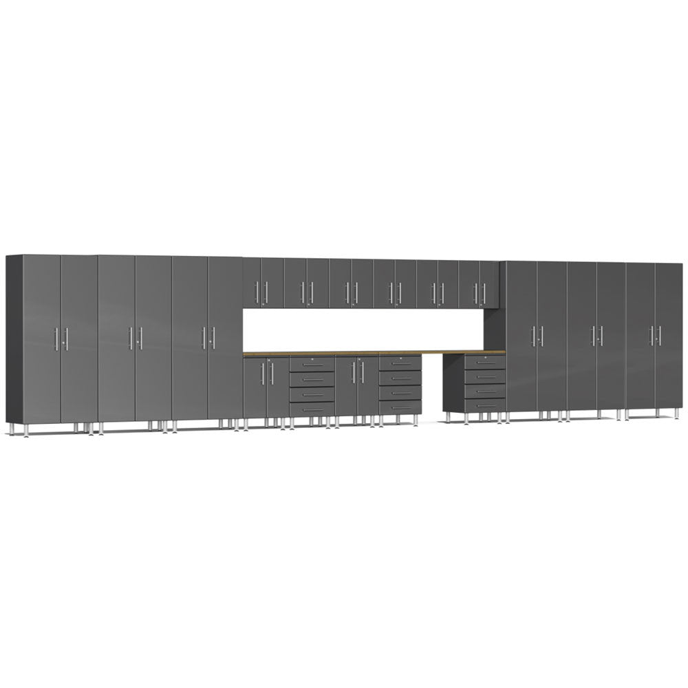 ULTI-MATE Garage 2.0 Series Grey Metallic 19-Piece Set