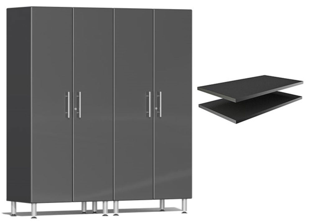 Ulti-MATE Garage 2.0 Series Grey Metallic 3-Piece Cabinet