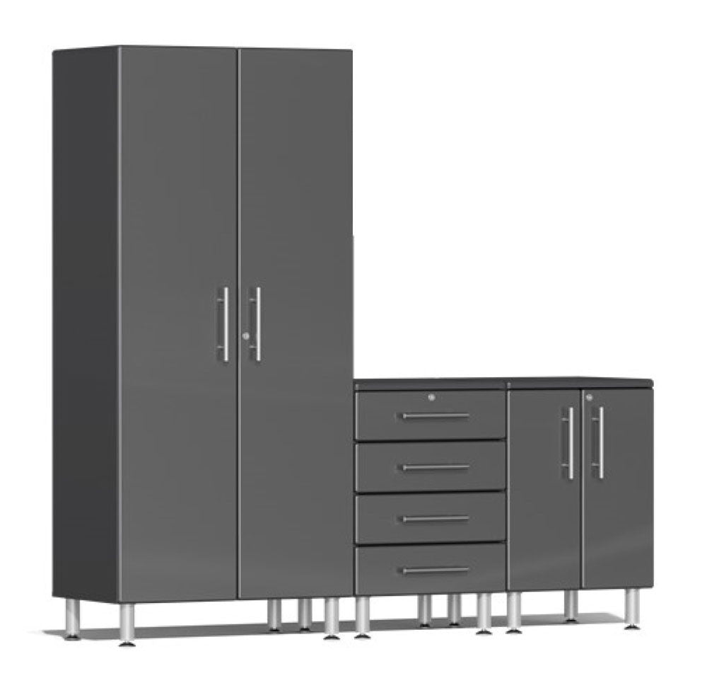 Ulti-MATE Garage 2.0 Series Grey Metallic 3-Piece Set