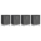 Ulti-MATE Garage 2.0 Series Grey Metallic 4-Piece 2-Door