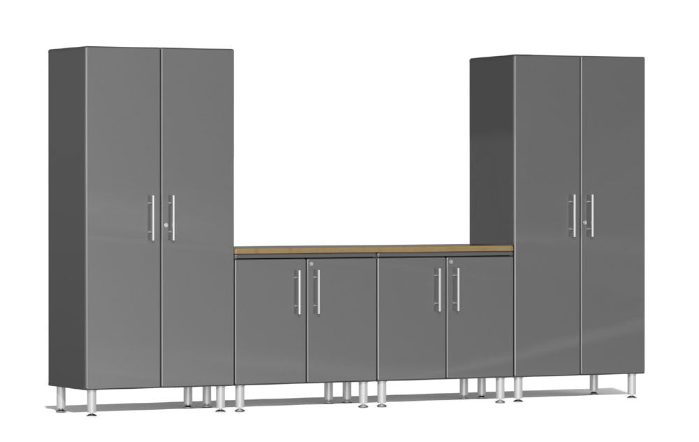 Ulti-MATE Garage 2.0 Series Grey Metallic 5-Piece Combo