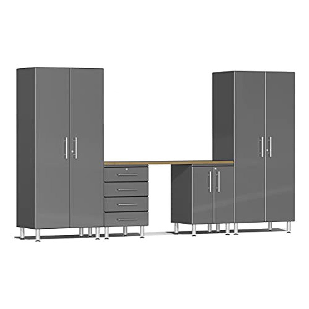 Ulti-MATE Garage 2.0 Series Grey Metallic 5-Piece Kit