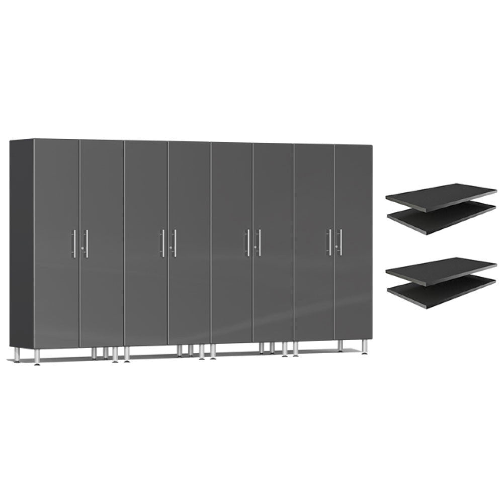 Ulti-MATE Garage 2.0 Series Grey Metallic 6-Piece Cabinet