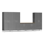 Ulti-MATE Garage 2.0 Series Grey Metallic 6-Piece Combo